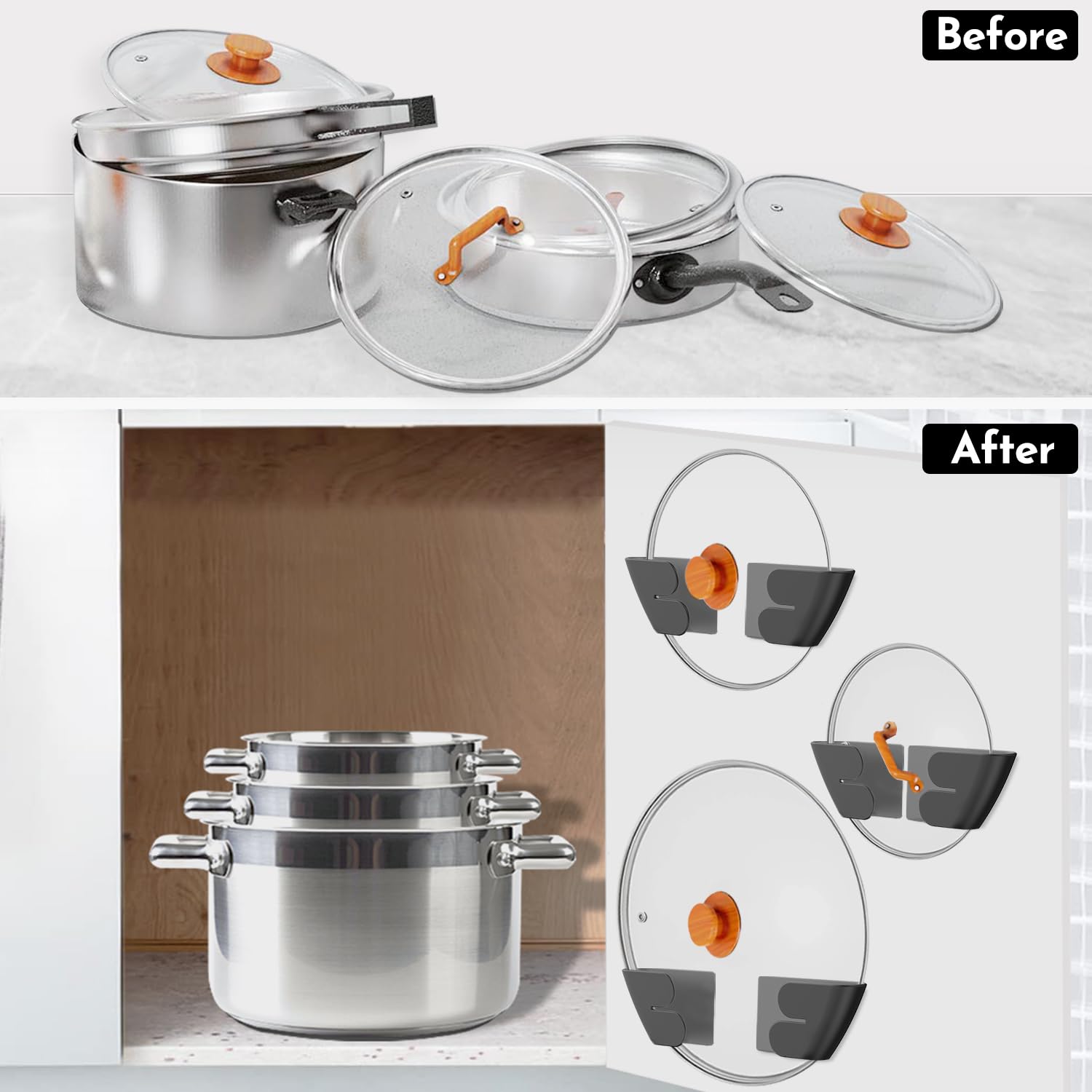 Niceyos easy-install design blends with modern, minimalist kitchens.