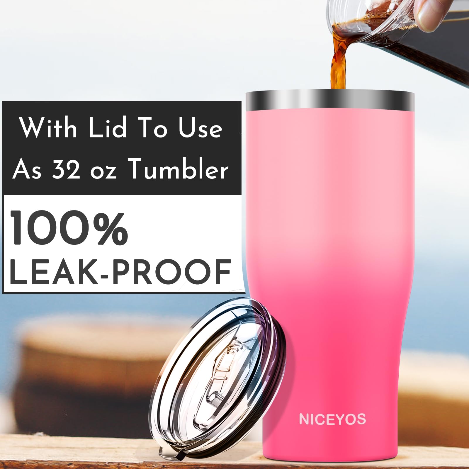 Niceyos sweat-proof sleeve shows no condensation on hands.