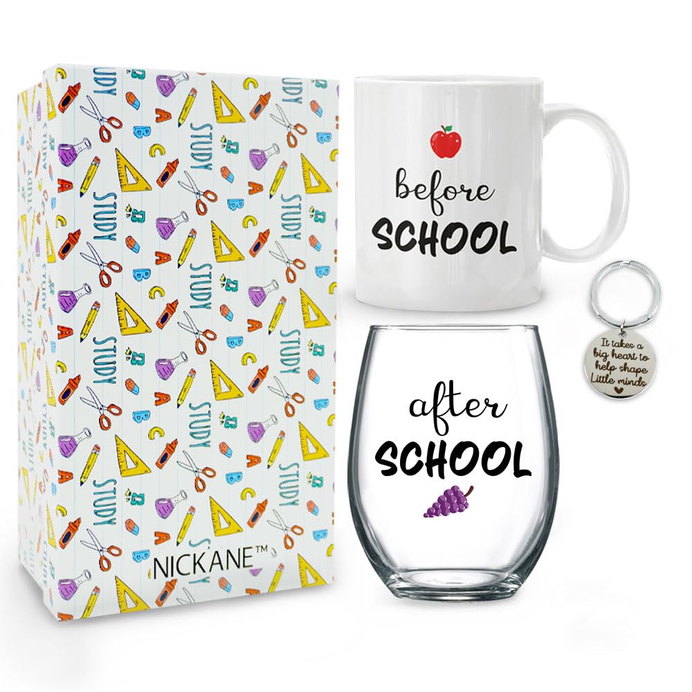 NICKANE before-after school mug for teachers on busy mornings