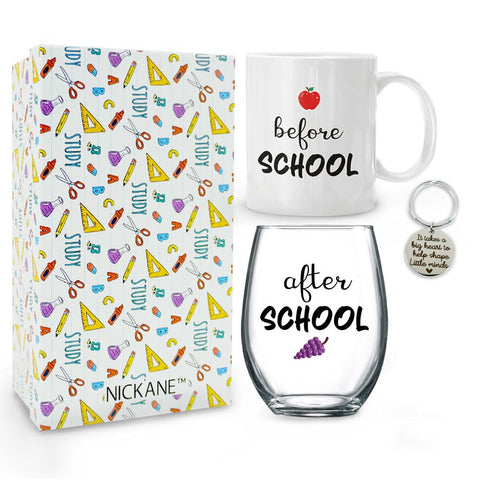 NICKANE before-after school mug for teachers on busy mornings