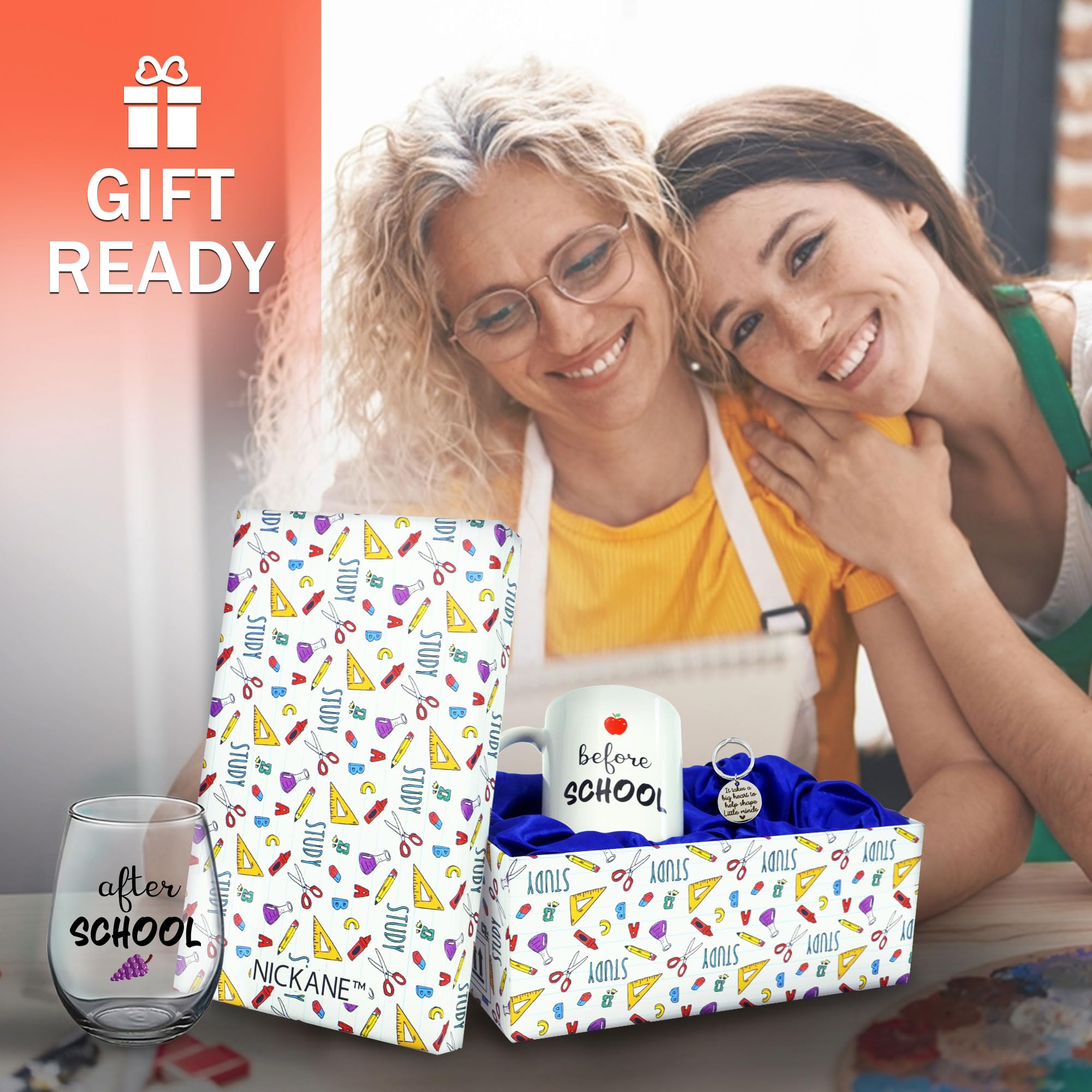NICKANE gift box with keychain emphasizes instant presentation
