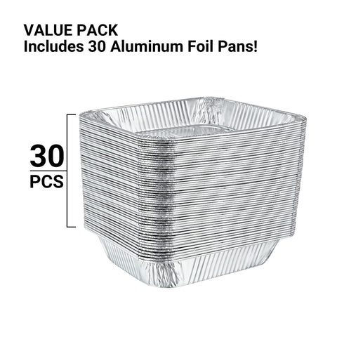 Nicole Home Collection 30-pack aluminum pans ready for events and batch cooking