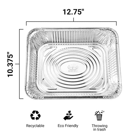 Nicole Home Collection heavy-duty pans stacked, ready for bulk catering and durable performance