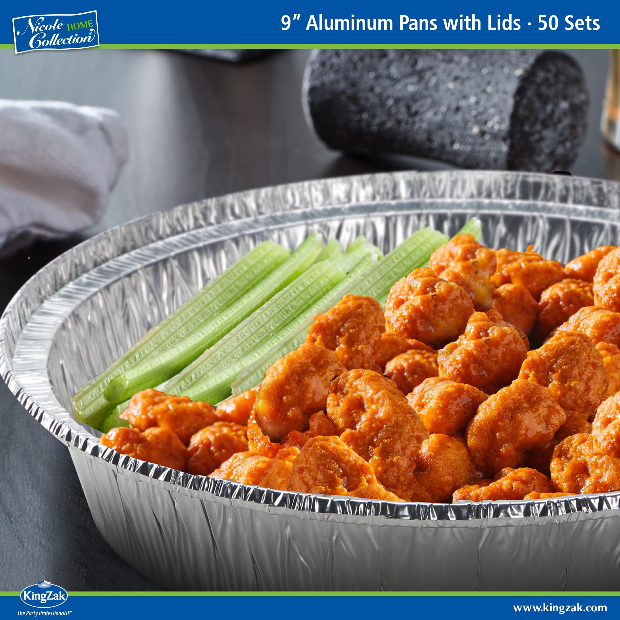 Nicole Home Collection takeout containers foil pans for convenient to-go meals