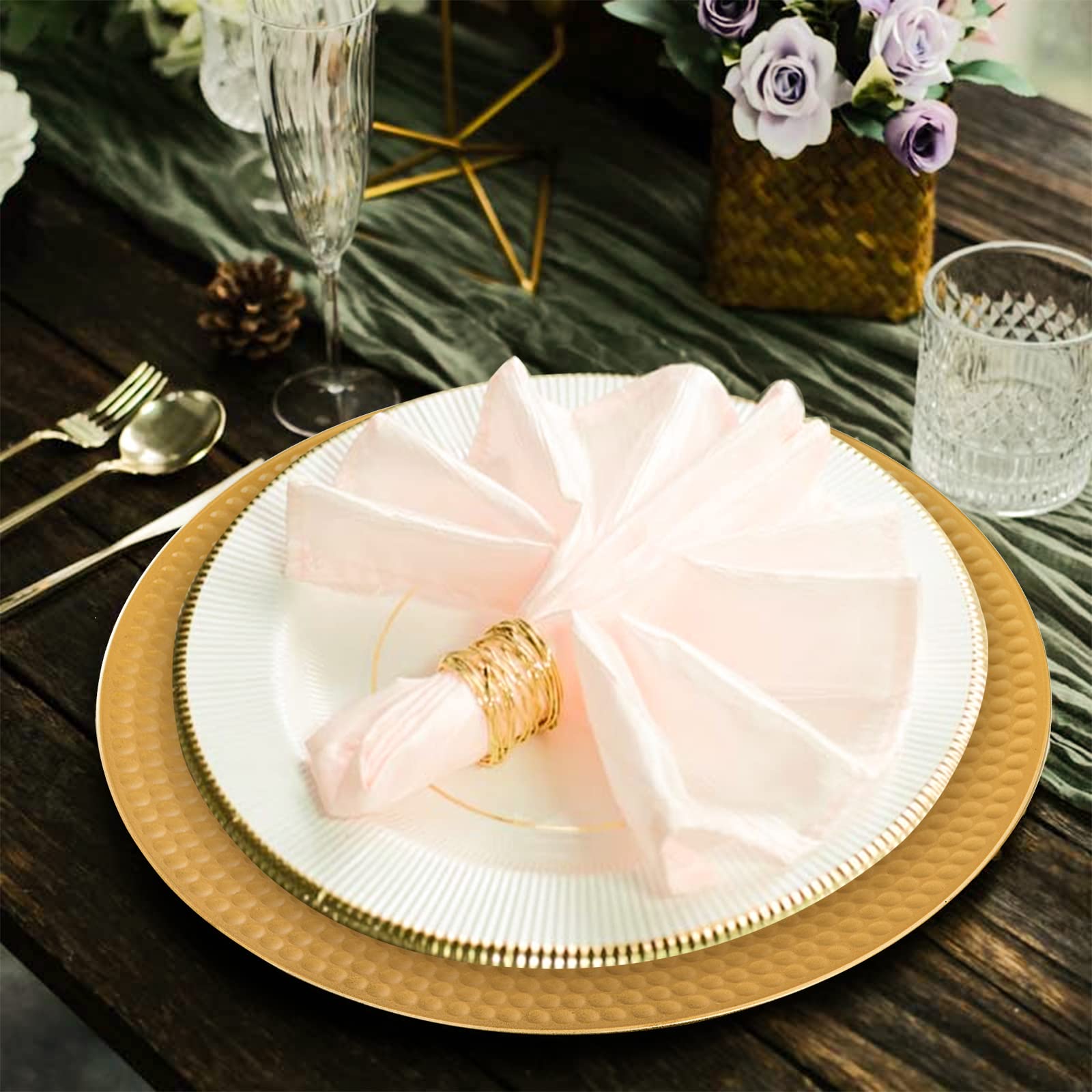 Nicunom care-friendly charger plate wipe cleaning after events