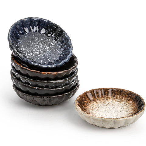 Nicunom stackable dipping bowls save space in small kitchens.