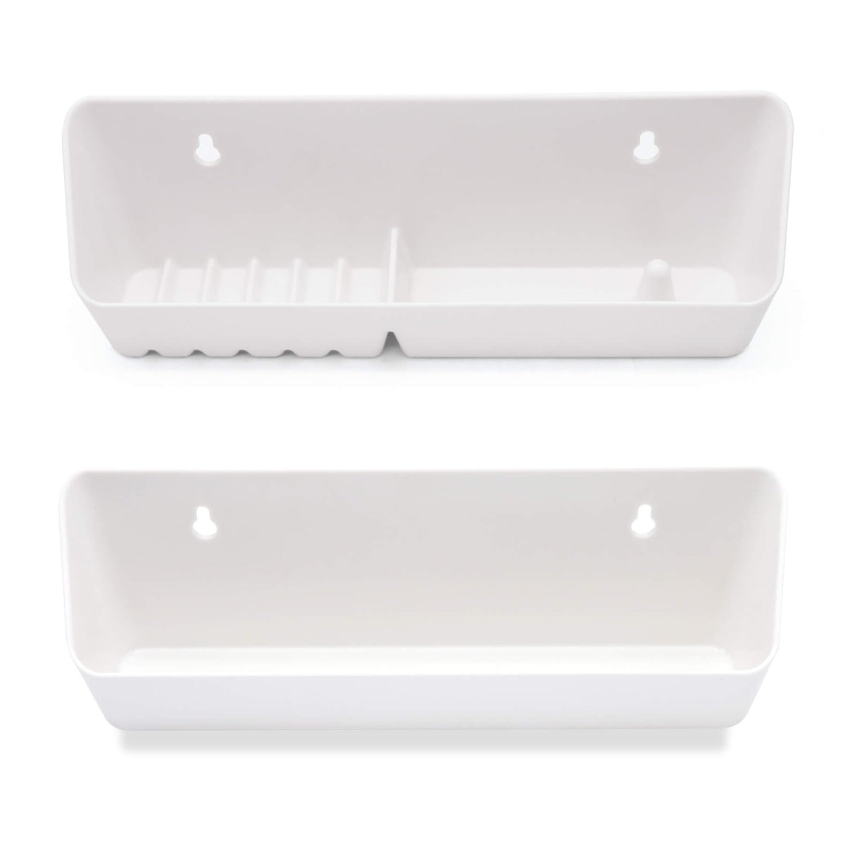 NIDAYE tip out sink tray front view in 11-inch size for drawer organization