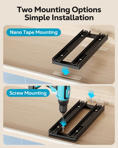 Nieifi spice rack quick 3-minute install with no-drill option