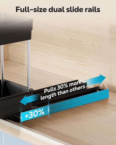 Nieifi spice rack fits lip cabinets without scraping finishes