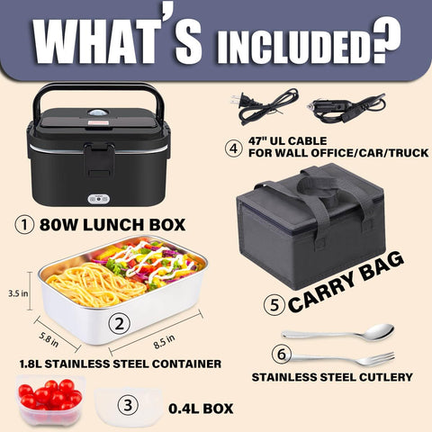 Nifogo lunch box silicone strips and removable liner for easy cleaning
