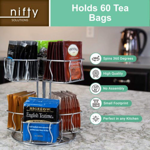 Nifty Solutions counter organizer keeps flavors neatly visible and accessible.