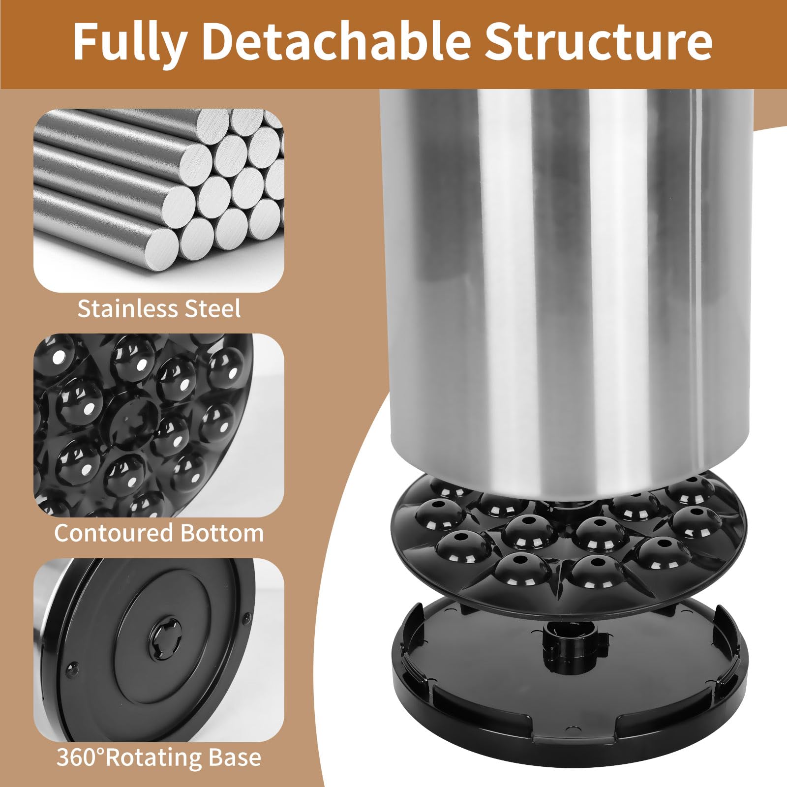 Nigelia multi-use utensil caddy ideal for meals and gatherings