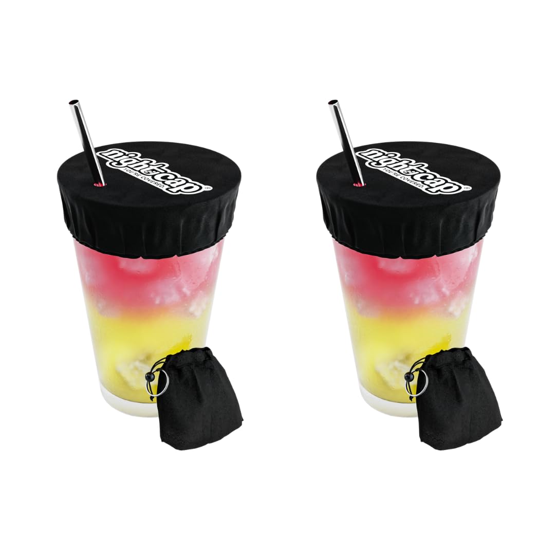 Nightcap Keychain with inside drink cover ready for quick access on the go