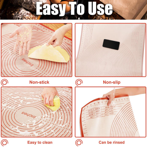 Dishwasher-safe cleaning demonstration after use on a kitchen sink.