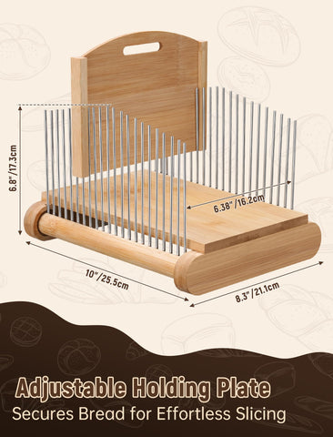 NiHome bamboo construction is durable and food-safe for everyday kitchen prep.
