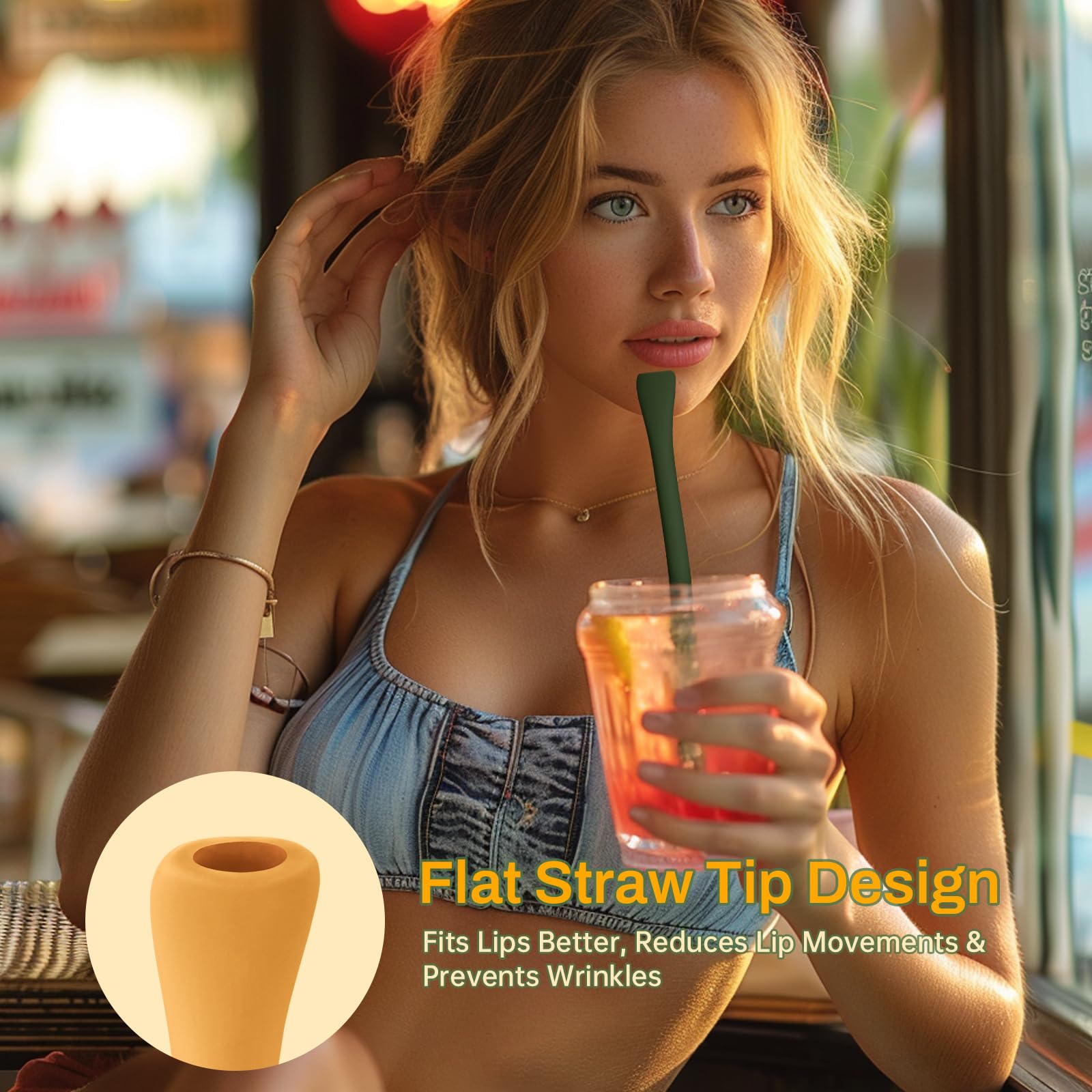 NiHome silicone straw is dishwasher safe for quick maintenance.