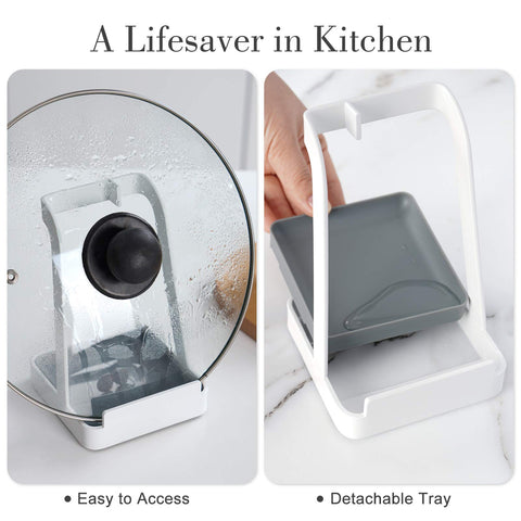 NiHome heavy-load rack stays stable with large lids and utensils