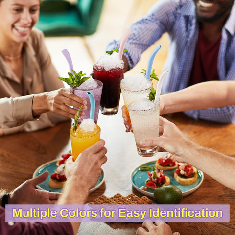 NiHome Macaron dishwasher-safe straws simplify post-use cleanup.