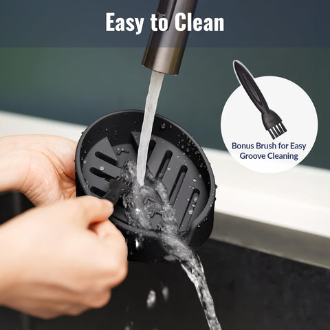 NiHome uses food-grade silicone for safe kitchen and bath storage.