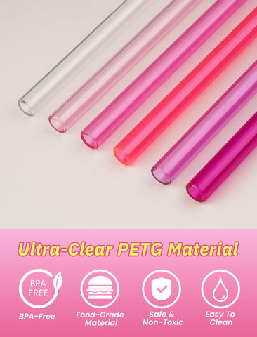 Close view of NiHome straw fitting Stanley tumbler with silicone wide tip for easy sipping.