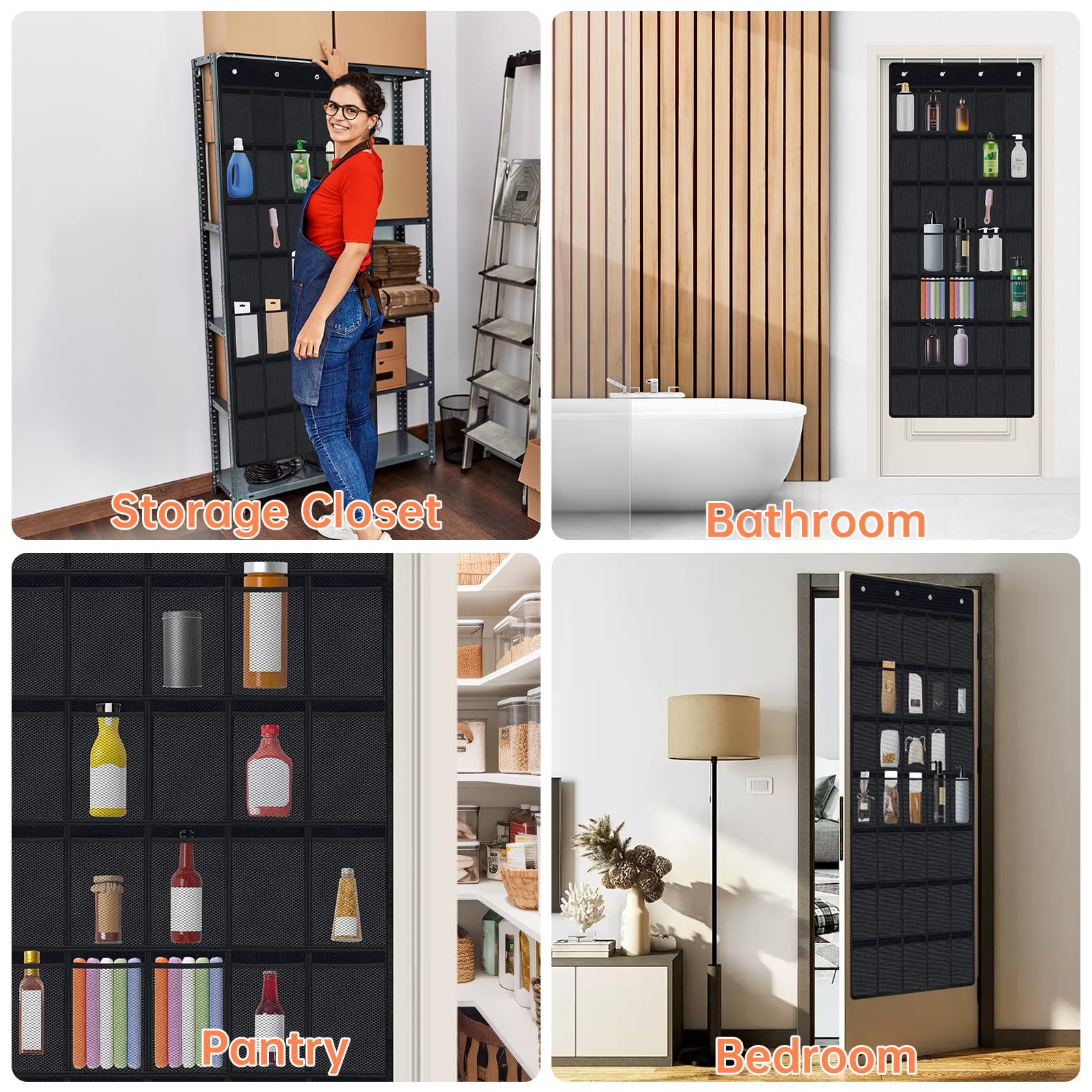 NiHome vertical-space-saving solution for kitchen, pantry, and RV.