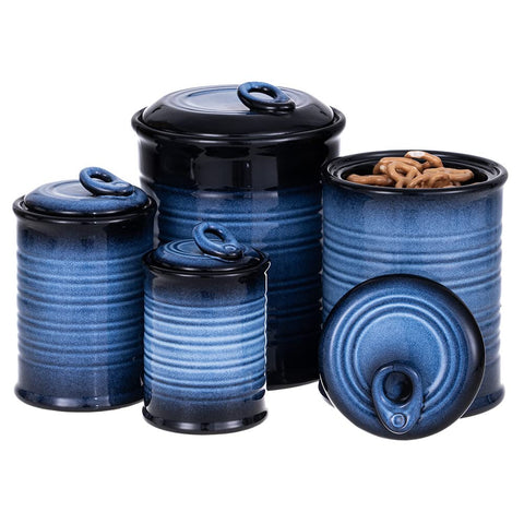 Nihow ceramic jars with airtight lids for organized pantry storage