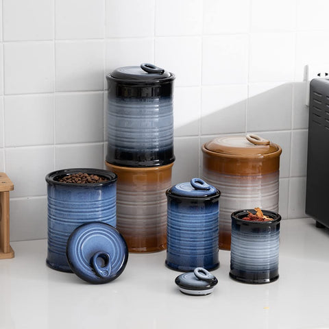Nihow jars used as decorative kitchen display or vase option