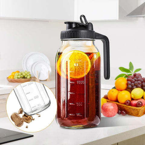 NIJIALGEXPY dishwasher-safe pitcher for quick cleaning at home.