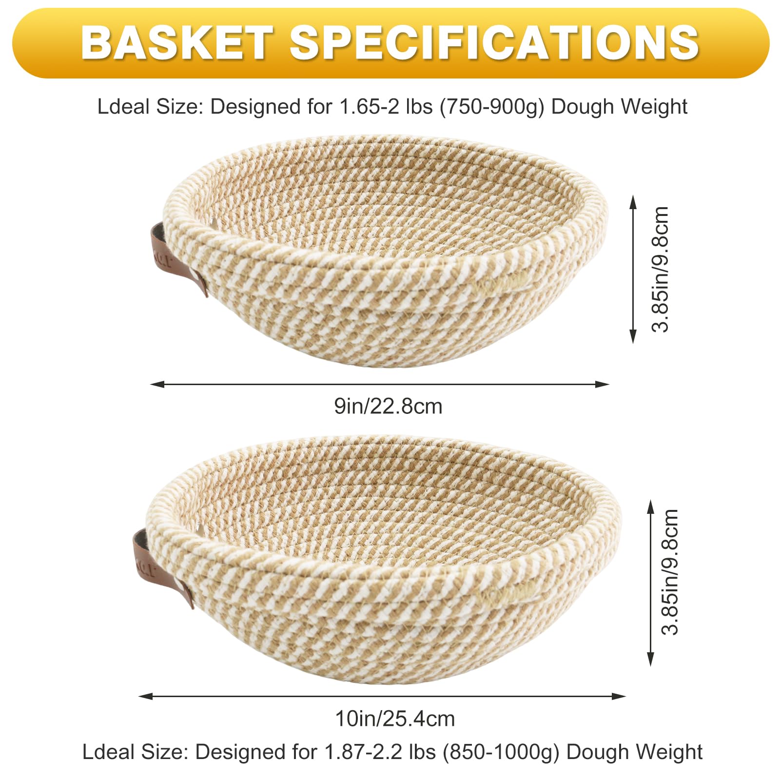 Nikkar bread proofing basket served at table for rustic presentation