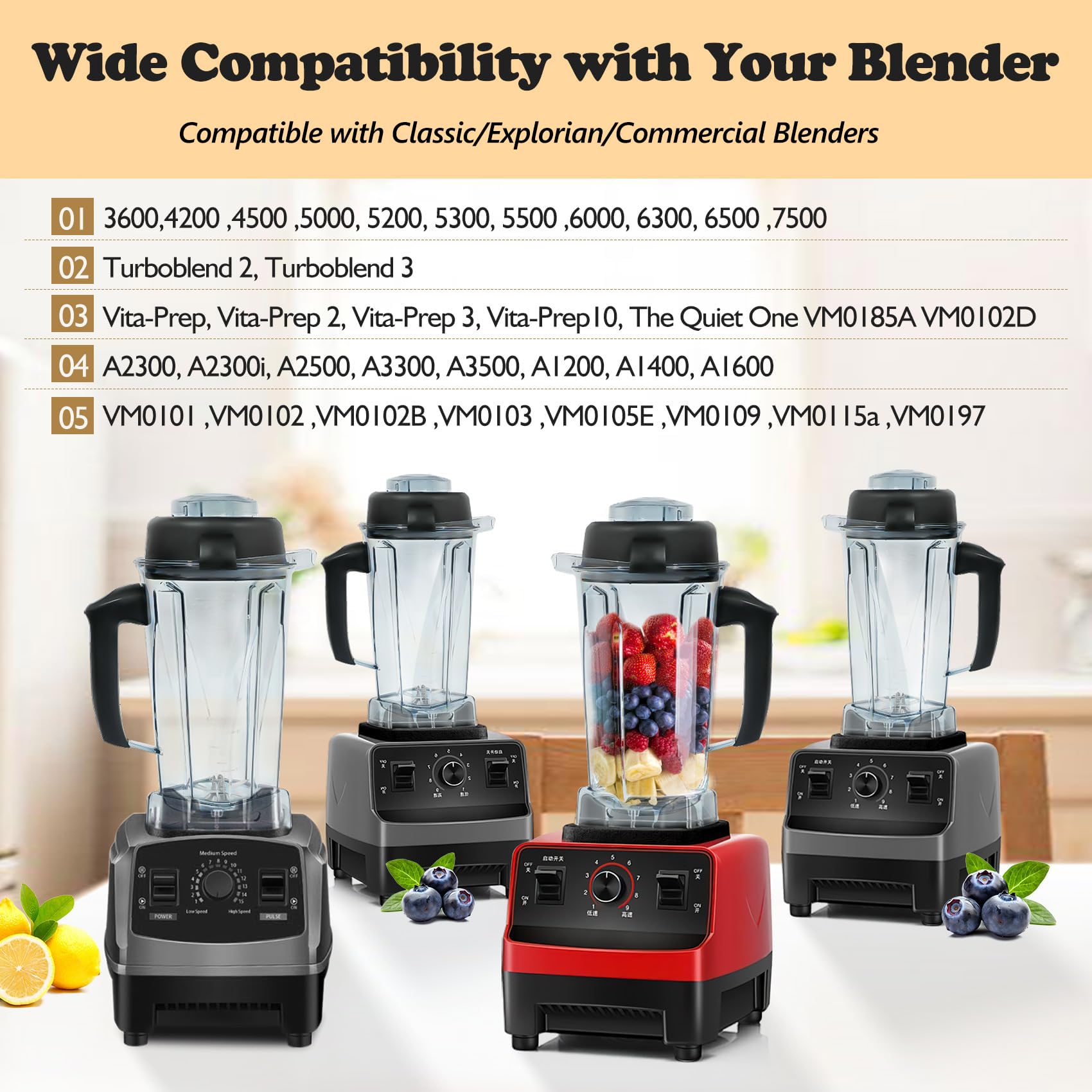 Nikkar pitcher compatibility chart shows broad blender compatibility.