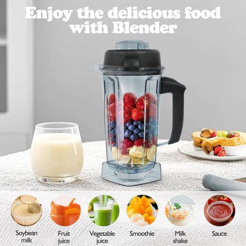 Nikkar pitcher stainless-steel blade powers through frozen ingredients.