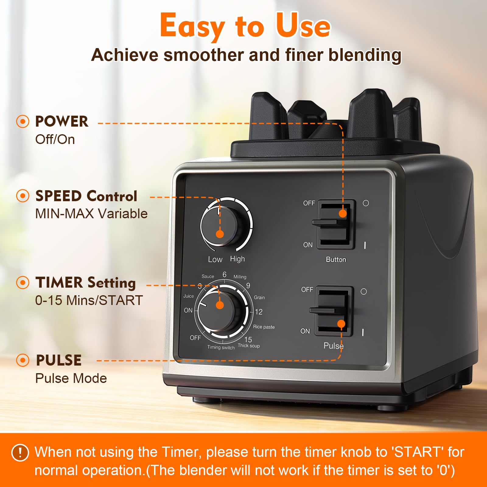 Nilpferd 30-second self-cleaning feature for quick cleanup after meals