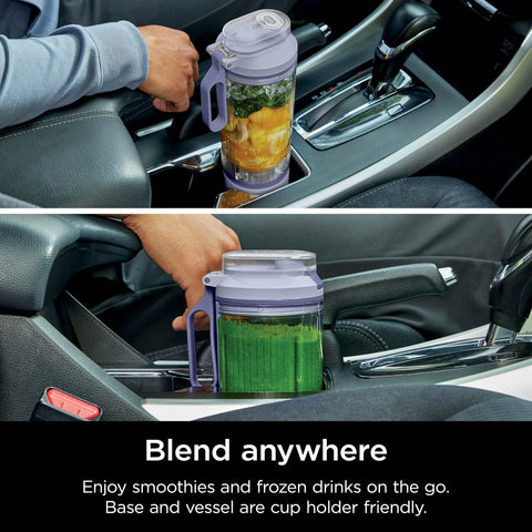 Ninja Blast Max dishwasher-safe lid and vessel simplify cleaning after use.