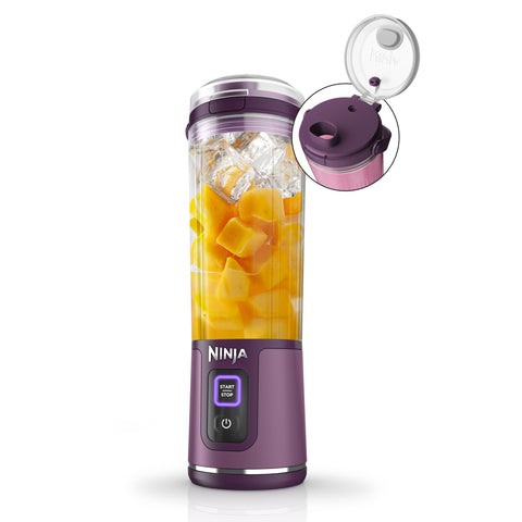 Ninja Blast portable blender base demonstrates cordless blending flexibility for on-the-go use.