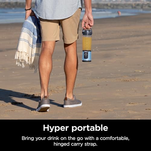 Ninja Blast rechargeable base with USB-C for quick power on the go.