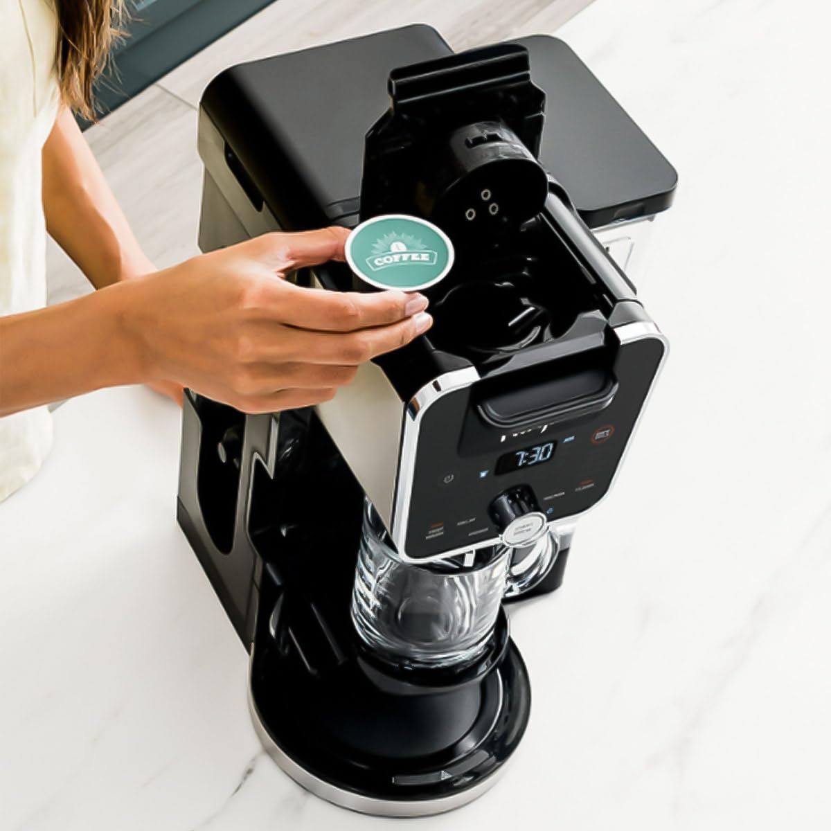 Ninja CFP451CO DualBrew shows four brew styles for customization