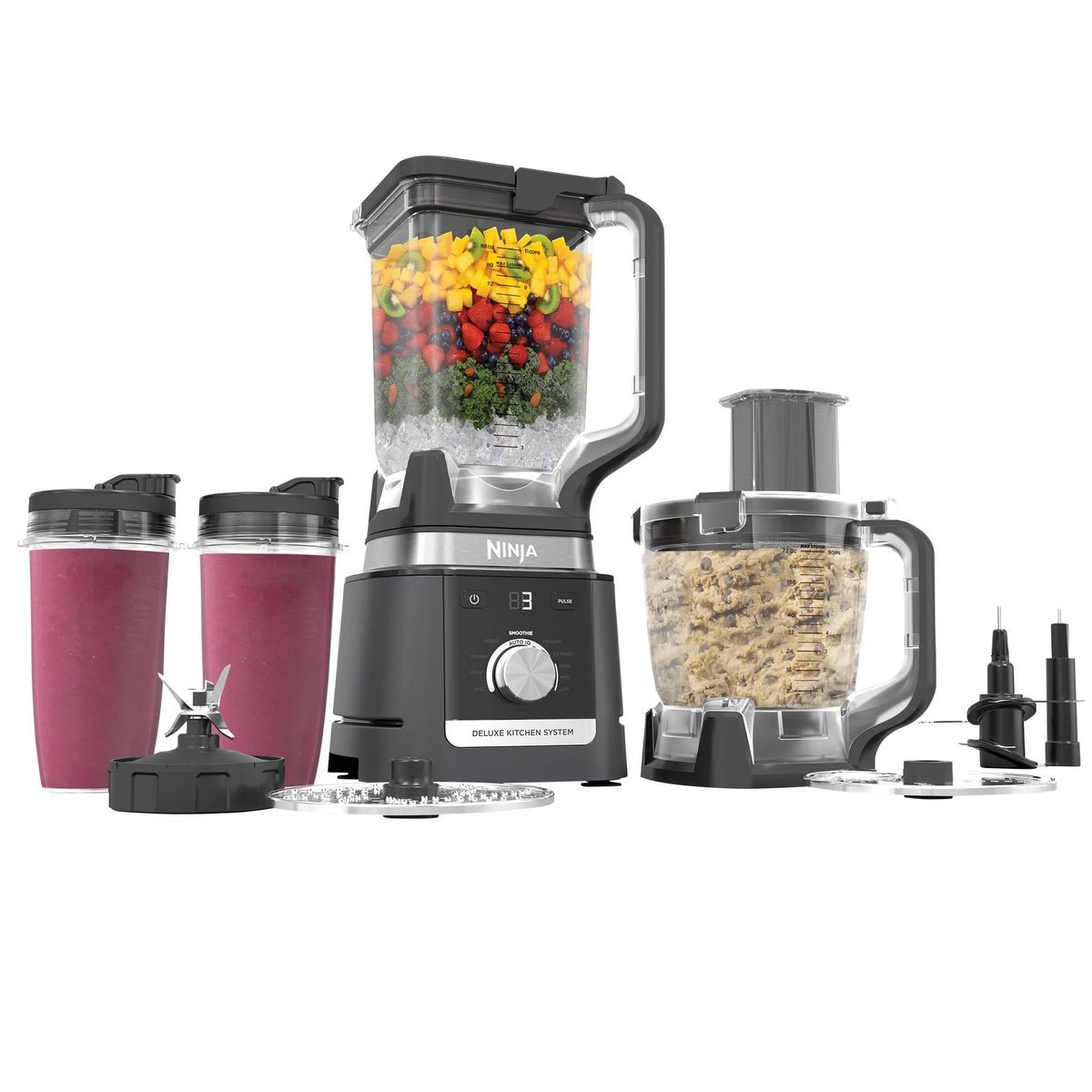 Ninja CO905KS deluxe system base with pitcher for quick smoothies