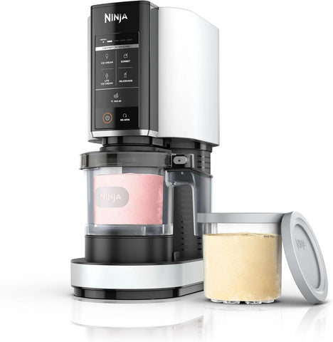 Ninja CREAMi NC300 front view in a modern kitchen for compact use