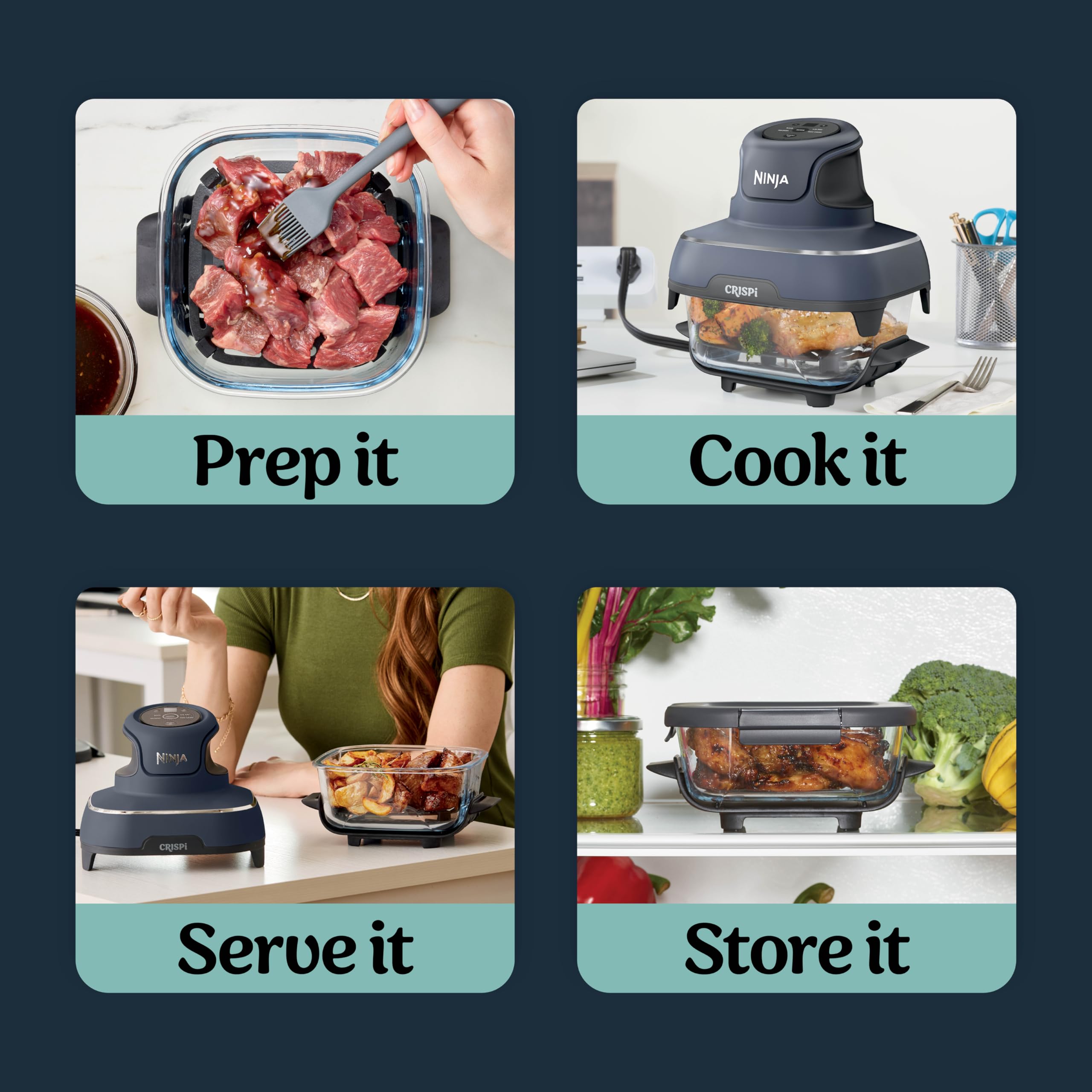 All Crispi components are dishwasher safe for easy cleaning.