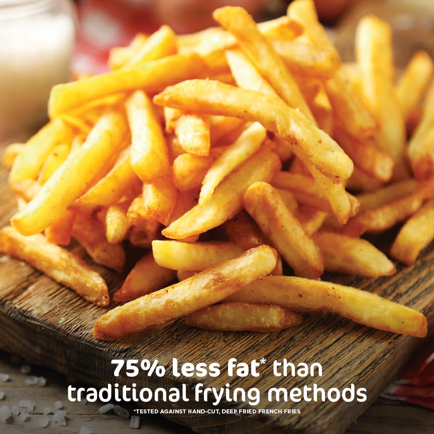 Ninja dual-heat oven flip-away design saves counter space.