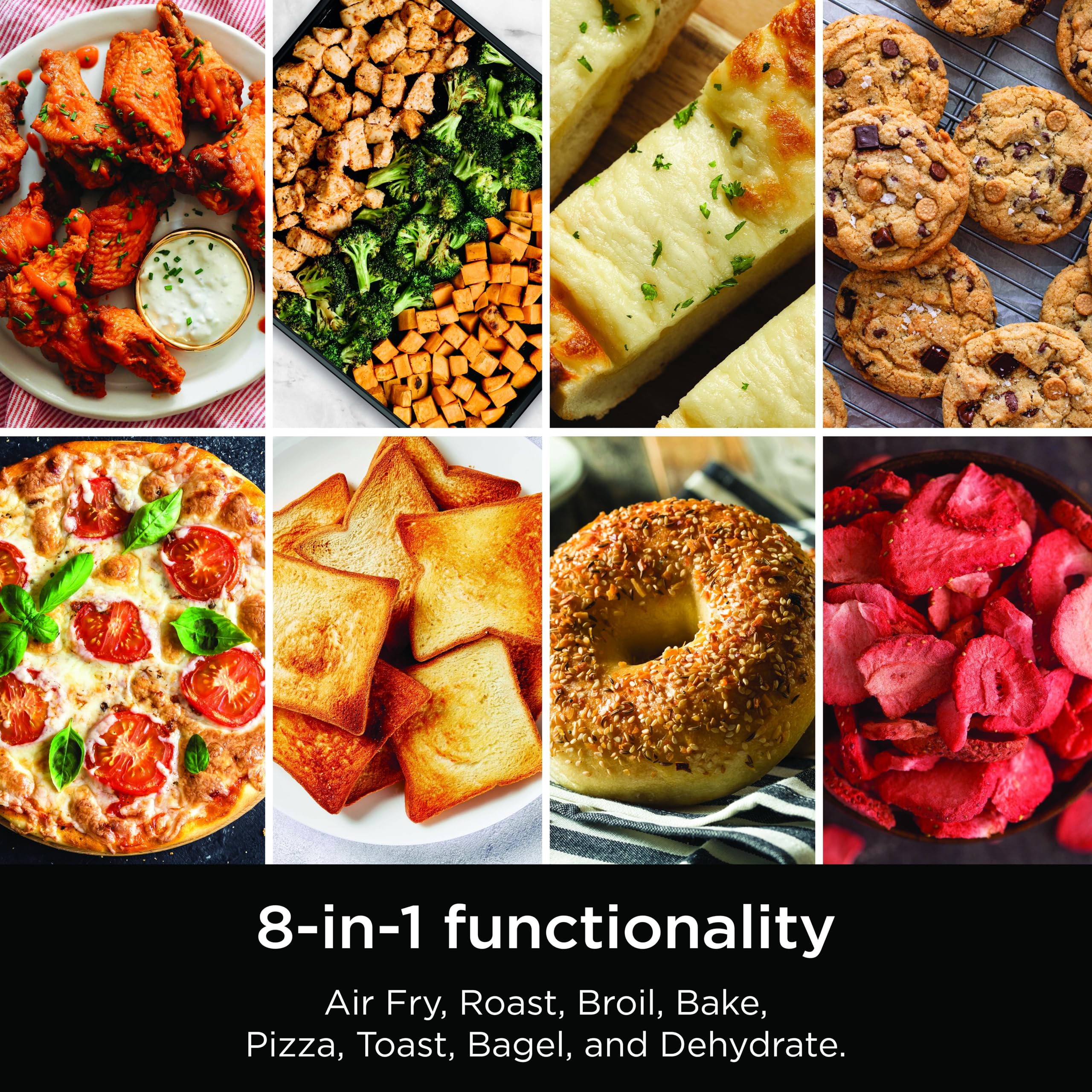 Ninja Flip Toaster Oven & Air Fryer easily toasts six slices