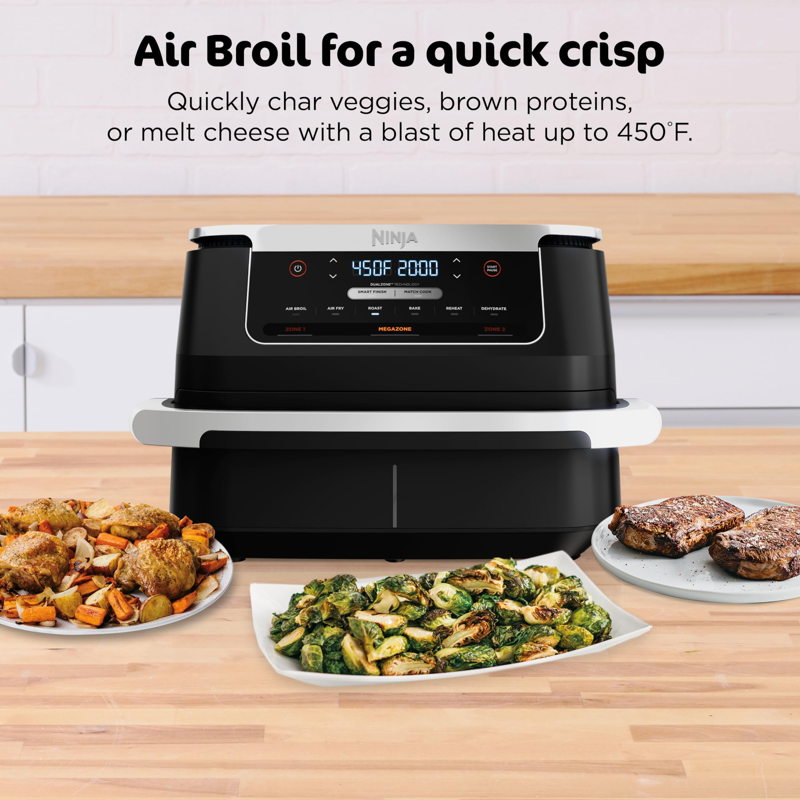 DualZone Smart Finish coordinates two foods to finish together