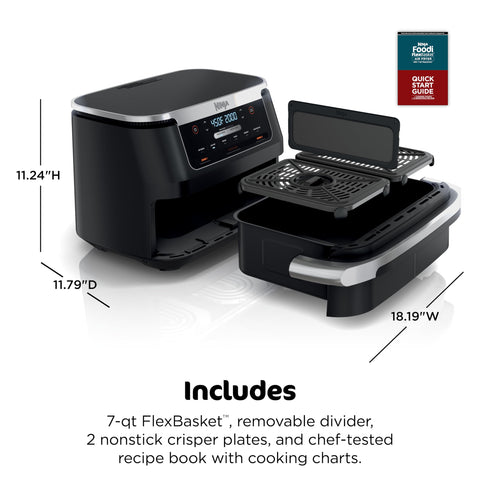 Nonstick dishwasher-safe baskets and plates for easy cleanup