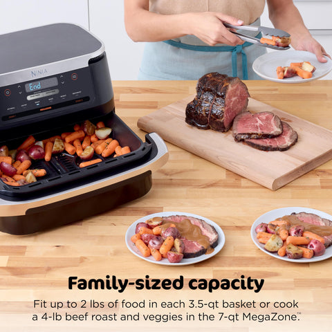 Guilt-free air frying with up to 75 percent less fat