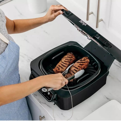 Ninja Foodi Pro air fry basket ready for crispy results