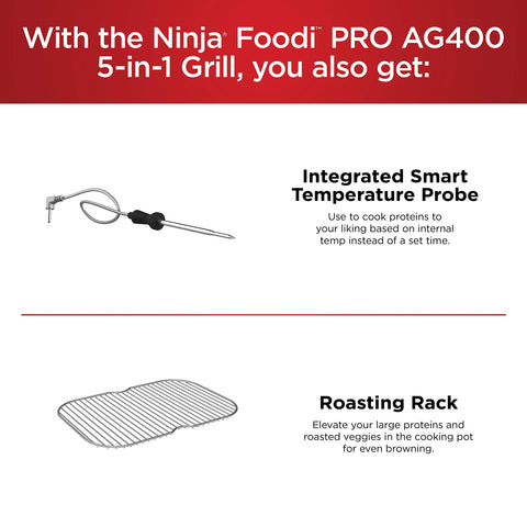 Ninja Foodi Pro ceramic-coated crisper basket for crunchy results