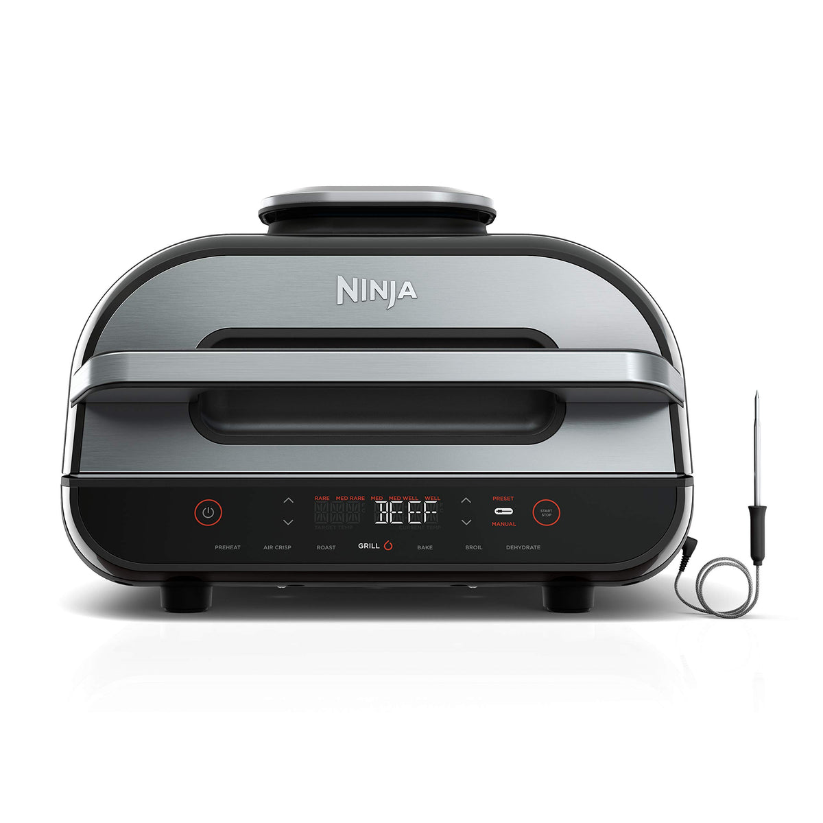 Ninja Foodi Smart XL grill in action delivering vibrant sear and indoor grilling convenience.