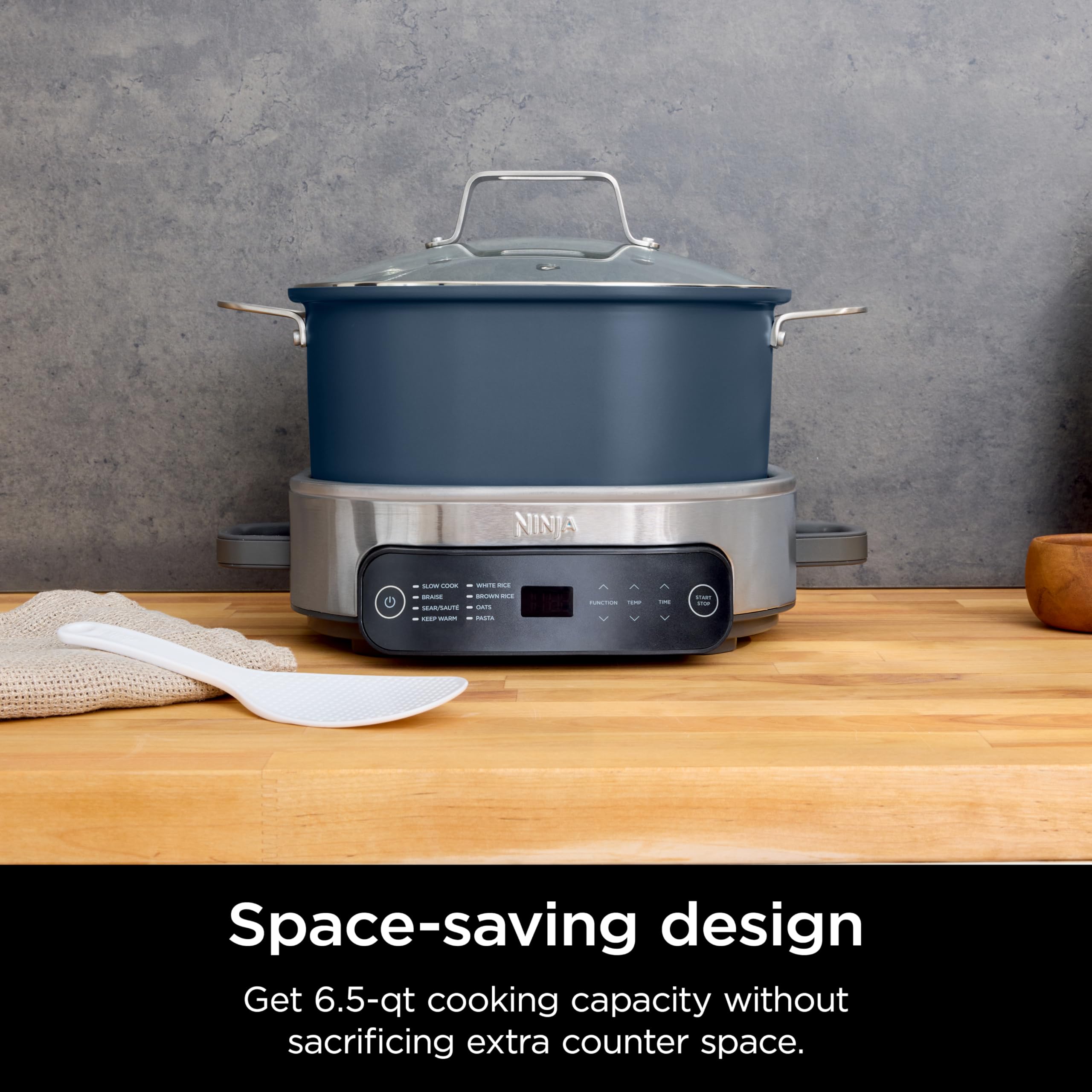 Ninja MC1101 Foodi PossibleCooker Pro dishwasher-safe components for easy cleanup