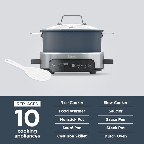 Ninja MC1101 Foodi PossibleCooker Pro oven-safe lid enables crispy finishes