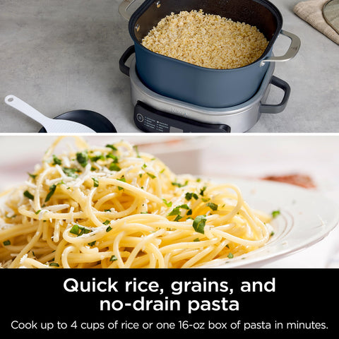 Ninja MC1101 Foodi PossibleCooker Pro pasta-dish setup for weeknight meals